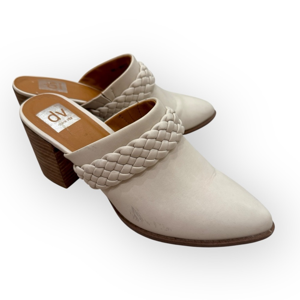 DV Dolce Vita Women's Trinity Bone Colored Mules